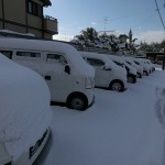 雪の展示場！